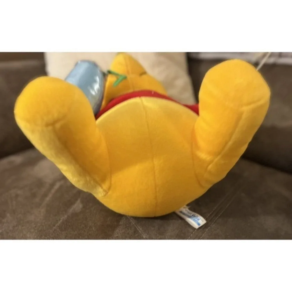 Disney Sega 2002 Summer Time Winnie the Pooh Drink Prize‎ Plush Stuffed Doll 12